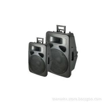 15 Inch Pro PA Speaker , 2 way plastic speaker box with amp